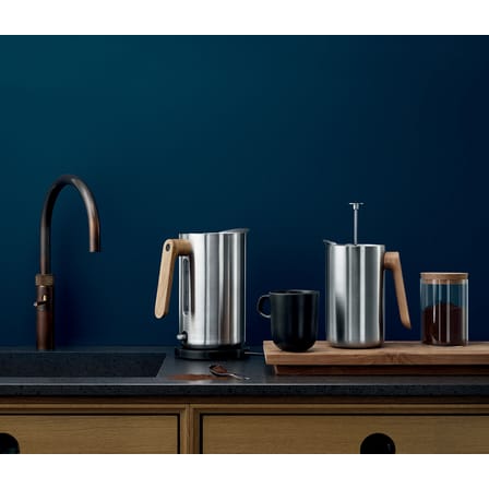 Bouilloire électrique Nordic Kitchen bois métal bois naturel / 1,5 L - Acier & chêne - Eva Trio