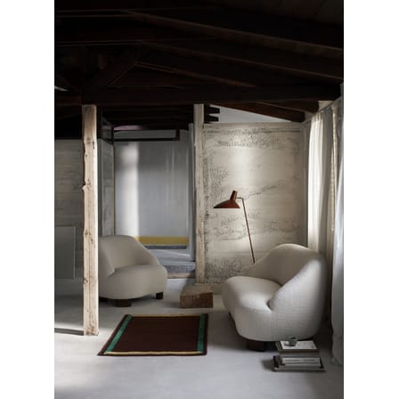 Canapé droit Margas LC3 tissu beige / Tissu bouclé - L 160 cm - &tradition