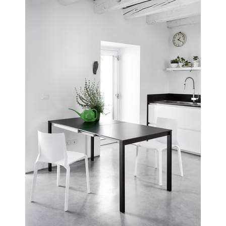 Chaise empilable Plana plastique gris - Kristalia