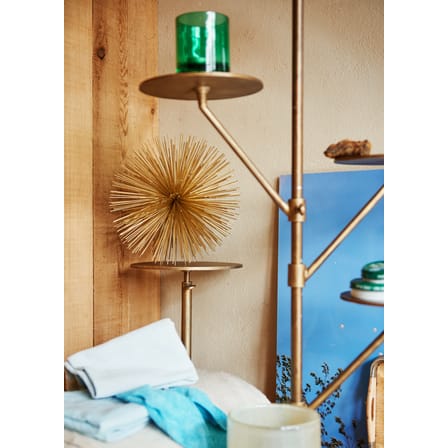 Décoration Prickle brass Large or métal / Ø 26 cm - POLSPOTTEN