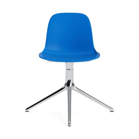 Girevole sedia Form 4L materiale plastico blu - Normann Copenhagen