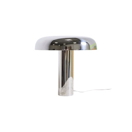 Lampe de table Mushroom métal argent / Ø 39 x H 38 cm - HK LIVING