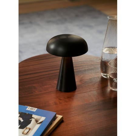 Lampe sans fil rechargeable Como SC53 LED métal noir / H 21 cm - &tradition