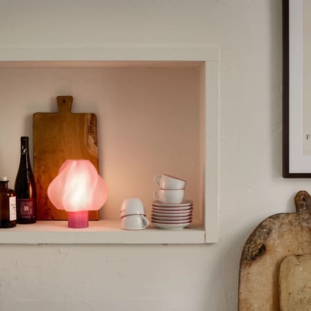 Lampe sans fil rechargeable Soft Serve rose - CRÈME ATELIER