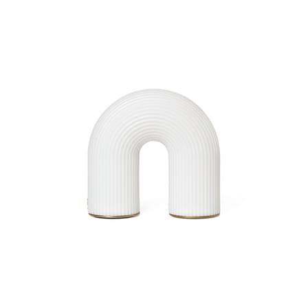 Lampe sans fil rechargeable Vuelta LED plastique blanc / L 16.5 x H 15.5 cm - Ferm Living