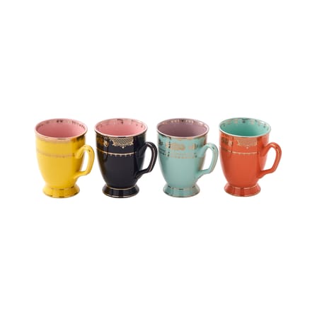 Set de 4 mugs Grandpa / Ø 8,5 x H 9 cm - Pols Potten