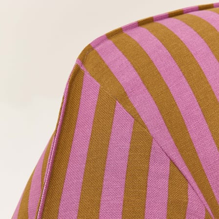 Pouf Ziggy tissu rose / Pouf - NOBODINOZ