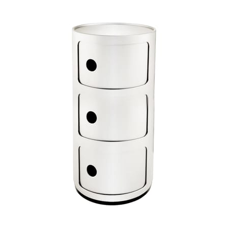 Rangement Componibili blanc / 3 tiroirs - H 58 cm - Anna Castelli Ferrieri, 1968 - Kartell