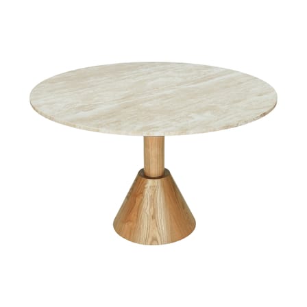 Runder Tisch Izia stein beige / Ø 120 cm - NV GALLERY