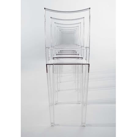 Sedia impilabile La Marie materiale plastico trasparente / Philippe Starck, 1999 - Kartell