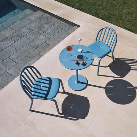 Fred's Stacking chair metal blue - Fatboy