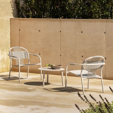 Table basse Lilo métal beige / Ø 60 x H 36 cm - Vincent Sheppard
