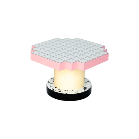 Table basse Super Coffee Table bois multicolore / 54 x 54 x H 36 cm - Seletti