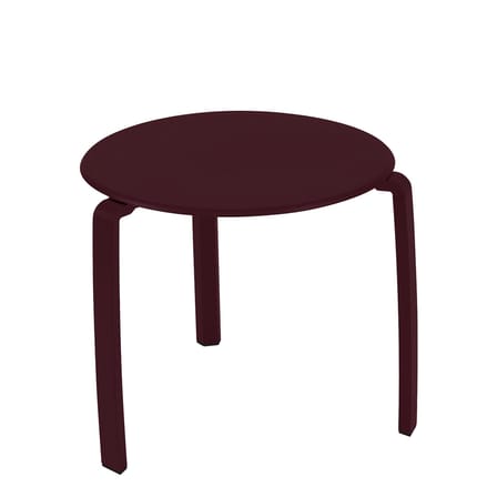 Table d'appoint Alizé métal violet / Ø 48 cm - Fermob