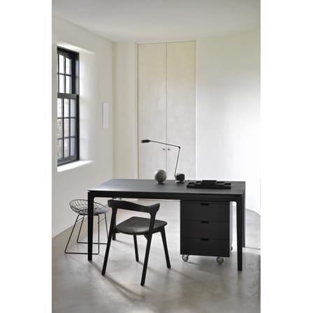 Table rectangulaire Bok bois noir / 180 x 90 cm - 8 personnes - Ethnicraft