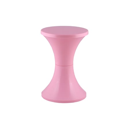 Tabouret Tam Tam Pop plastique rose / Réédition 1968 - Stamp Edition
