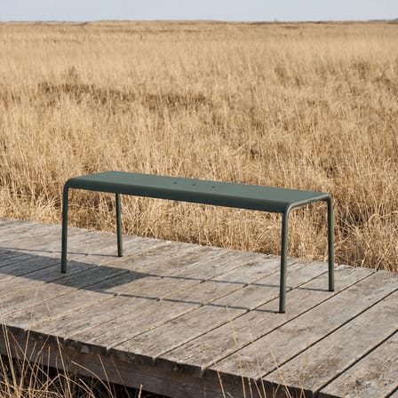 Banc Panorama métal vert / L 170 cm - TIPTOE