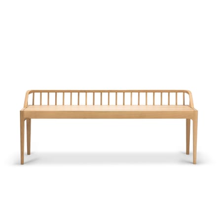 Banc Spindle bois naturel / L 150 cm - Ethnicraft