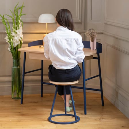 Bureau Victor bois naturel / L 100 x P 59 cm - Hartô