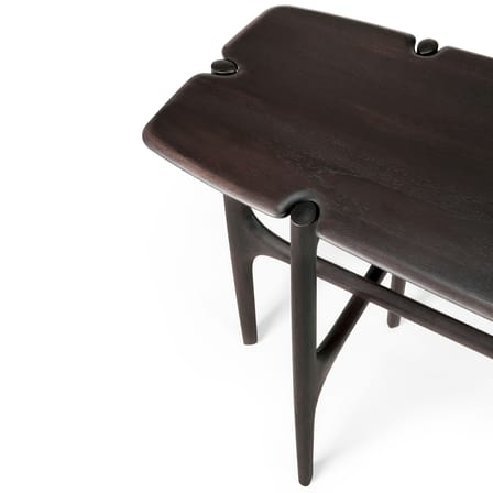 Console PI bois marron / 140 x 42 x H 78 cm - Teck massif - Ethnicraft