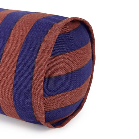 Coussin Vibes Cylinder tissu bleu / Ø 16 x L 50 cm - NOBODINOZ