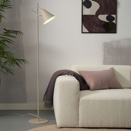 Lampadaire Lisbon métal beige / Orientable - It's about Romi
