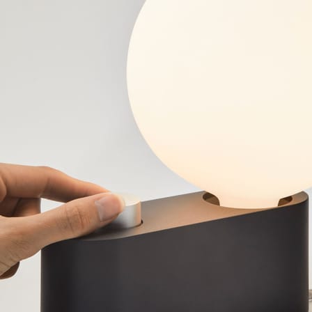 Lampe de table Alumina métal gris / Applique - TALA