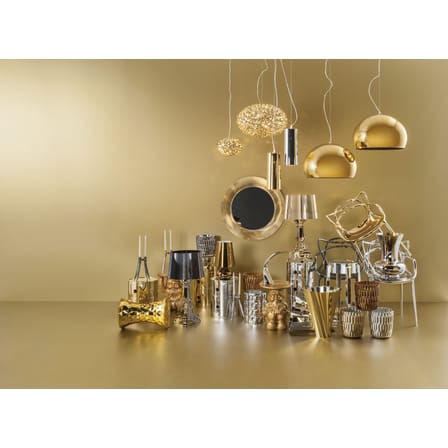 Lampe de table Bourgie plastique cuivre / Métallisée - Ferruccio Laviani, 2004 - Kartell