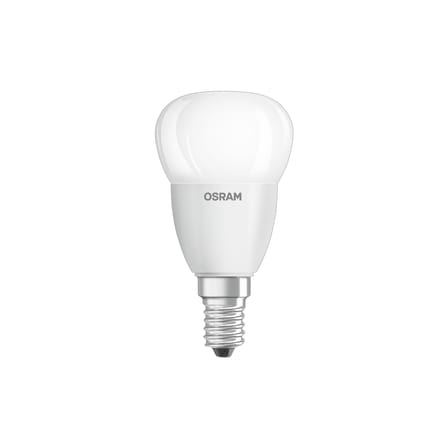 LED-Glühbirne E14 Mini Globe P45 glas weiß Frosted / 4,9W (= 40W) - Warmweiß - Osram