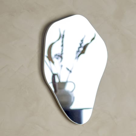 Miroir mural Aimie métal argent / L 40 x H 60 cm - Bloomingville