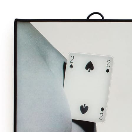Miroir Toiletpaper plastique multicolore / Deux de pic -  Small H 23 cm - Seletti