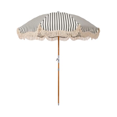 Ombrellone The Premium Beach Monaco tessuto nero / Ø 180 cm - Inclinabile - BUSINESS & PLEASURE