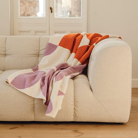 Plaid Tul orange / 150 x 200 cm - NOO.MA