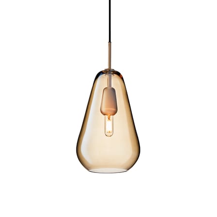 Suspension Anoli 1 Medium verre / Ø 19 x H 38 cm - NUURA