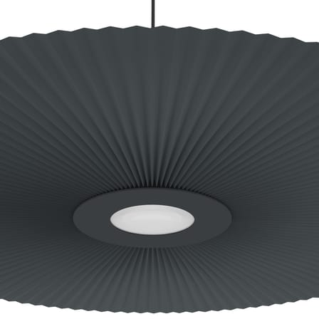 Suspension Carmen Large tissu gris / LED - Ø 120 cm - Hartô