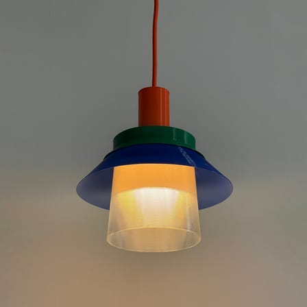 Suspension Romi / Ø 20  x H 22 cm - Plastique recyclé / Fabriqué en France - Warren & Laetitia