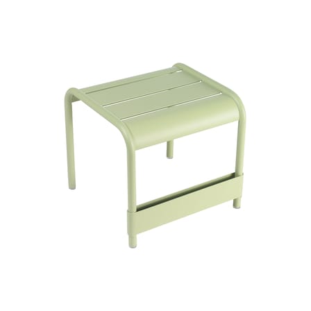 Table d'appoint Luxembourg métal vert / Repose-pieds - 44 x 42 cm - Fermob