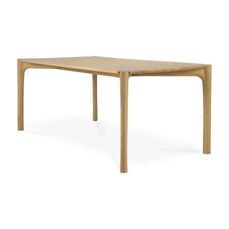 Table rectangulaire PI bois naturel / 200 x 95 cm - 8 personnes - Ethnicraft