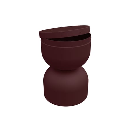 Tabouret Piapolo métal violet / Coffre rangement - Fermob
