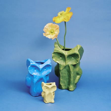 Vase After Midnight Owl  céramique jaune / XS - H 12 cm - Serax