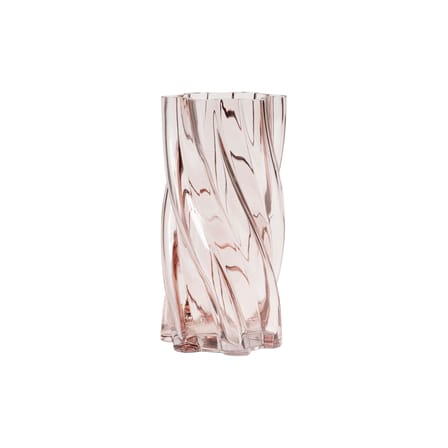 Vaso Marshmallow vetro rosa / Ø 12 x H 25 cm - & klevering