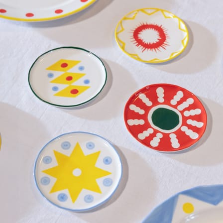 Set de 4 assiettes à mignardises Festivo /Ø 13 cm - & klevering
