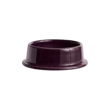 Bougeoir Column céramique violet / Pour bougie bloc - Ø 10 cm - Hay