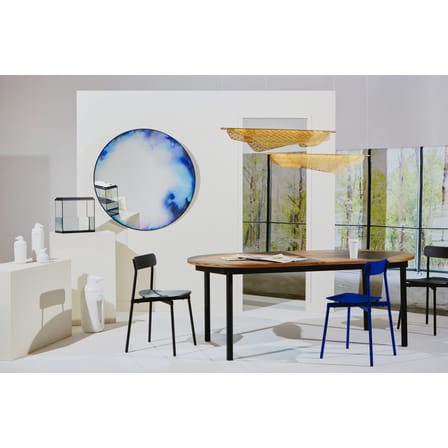 Chaise empilable Fromme métal bleu / Aluminium - Petite Friture