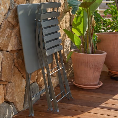 Chaise pliante Bistro métal beige - Fermob