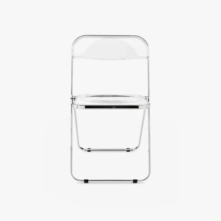 Chaise pliante Plia plastique transparent / Giancarlo Piretti, 1967 - ANONIMA CASTELLI