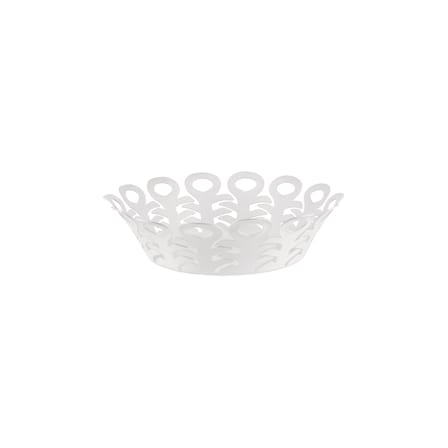 Corbeille Vimini métal blanc Small / Ø 22 cm - Alessi