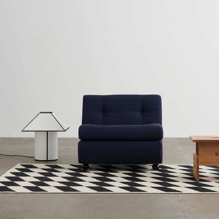 Fauteuil rembourré Amanta  / Réédition 1966, Mario Bellini - Hay