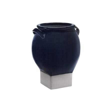Rosamar 08 Flowerpot ceramic blue / Ø 39 cm x H 48.5 cm - Serax