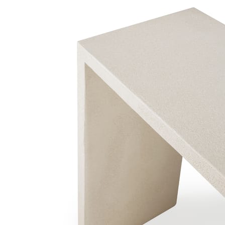 Konsole Elements corian weiß / L 150 x T 40 x H 85 cm – Mikrozement - Ethnicraft